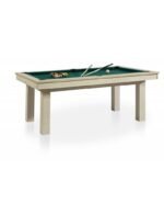 Table Billard Convertible 7 ft – Style Chêne Clair / Oslo avec Plateau Multifonction – Image 5