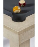 Table Billard Convertible 7 ft – Style Chêne Clair / Oslo avec Plateau Multifonction – Image 4