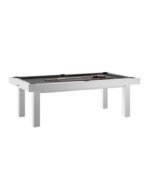 Table Billard Convertible 7 ft – Finition Blanche Moderne avec Plateau Multifonction