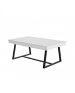 Table de billard convertible blanc 7 ft – Surface ardoise 19 mm, transformable en table à manger – Image 5