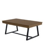 Table de billard convertible 7 ft – finition châtaignier moderne avec surface ardoise – Image 2