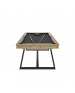 Table de billard convertible 7 ft – finition chêne sable, transformable en table à manger – Image 2