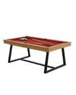 Table de billard convertible 7 ft – design bois noyer avec surface ardoise et option table à manger – Image 3