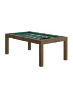 Table de billard convertible 7 ft – design châtaignier avec surface ardoise et option table à manger – Image 4
