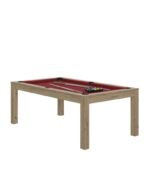Table Billard Convertible 7 ft – Style Contemporain Chêne avec Plateau Multifonction – Image 6