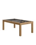 Table de billard convertible 7 ft – finition bois noyer venice avec surface ardoise monobloc – Image 3