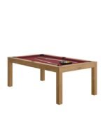 Table de billard convertible 7 ft – finition bois noyer venice avec surface ardoise monobloc – Image 2