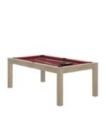 Table Billard Convertible 7 ft – Finition Chêne Gris Clair avec Plateau Multifonction – Image 4