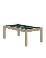 Table Billard Convertible 7 ft – Finition Chêne Gris Clair avec Plateau Multifonction – Image 9