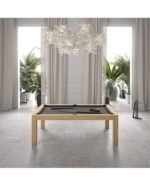 Table de billard convertible 7 ft – design chêne clair avec surface ardoise et option table à manger – Image 4