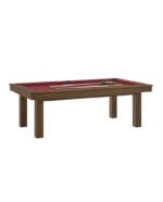 Table de billard convertible 7 ft – design contemporain châtaignier avec surface ardoise – Image 4