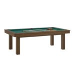 Table de billard convertible 7 ft – design contemporain châtaignier avec surface ardoise
