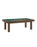 Table de billard convertible 7 ft – design contemporain châtaignier avec surface ardoise