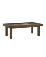 Table de billard convertible 7 ft – design contemporain châtaignier avec surface ardoise – Image 3