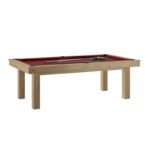 Table billard convertible chêne sablé 7 ft – billard à manger multi‑fonction