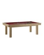 Table billard convertible chêne sablé 7 ft – billard à manger multi‑fonction