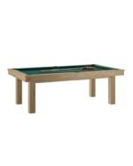 Table billard convertible chêne sablé 7 ft – billard à manger multi‑fonction – Image 5