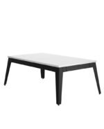 Table billard convertible blanc 7 ft – meuble de jeu et salle à manger – Image 3