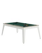 Table billard convertible chêne et métal 7 ft – meuble multi‑fonction pour jeu et repas – Image 10