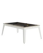 Table billard convertible chêne et métal 7 ft – meuble multi‑fonction pour jeu et repas – Image 9