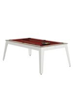 Table billard convertible chêne et métal 7 ft – meuble multi‑fonction pour jeu et repas – Image 7
