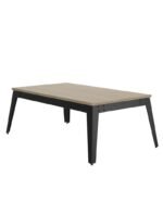 Table billard convertible chêne et métal 7 ft – meuble multi‑fonction pour jeu et repas – Image 4