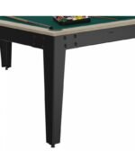 Table billard convertible chêne et métal 7 ft – meuble multi‑fonction pour jeu et repas – Image 2
