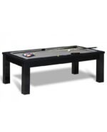 Table Billard Convertible 7 ft – Design Noir Moderne avec Plateau Multifonction – Image 8