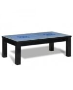 Table Billard Convertible 7 ft – Design Noir Moderne avec Plateau Multifonction – Image 3