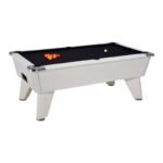 Table Billard de Café 7 ft – Finition Blanche avec Surface de Jeu Professionnelle