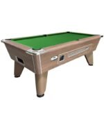 Table de billard chêne foncé 7 ft à monnayeur – billard de café avec accessoires