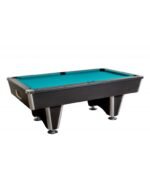 Table de billard américain 7 ft – finition noir avec tapis vert et descente centralisée des billes – Image 6