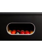Table de billard américain 7 ft – finition noir avec tapis vert et descente centralisée des billes – Image 3