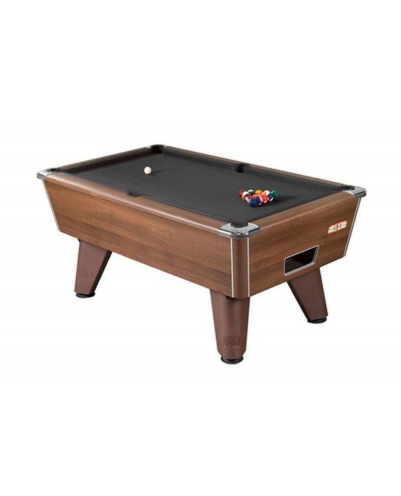 table-billard-de-cafe-winner-chene-clair-a-monnayeur Table de billard de café 7 ft finition chêne clair avec système monnayeur intégré – Image 1