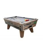 Table de billard de café 7 ft avec monnayeur – finition vintage classique