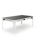 Table de billard 7 ft Hyphen blanc – design intérieur & extérieur avec surface de jeu résistante – Image 16