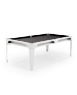 Table de billard 7 ft Hyphen blanc – design intérieur & extérieur avec surface de jeu résistante – Image 4