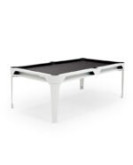 Table de billard 7 ft Hyphen blanc – design intérieur & extérieur avec surface de jeu résistante – Image 2