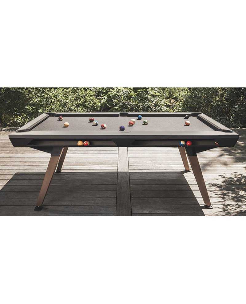 table-billard-origin-cornilleau-interieur-exterieur-noir Table de billard 7 ft Origin – design noir résistant pour intérieur et extérieur – Image 1